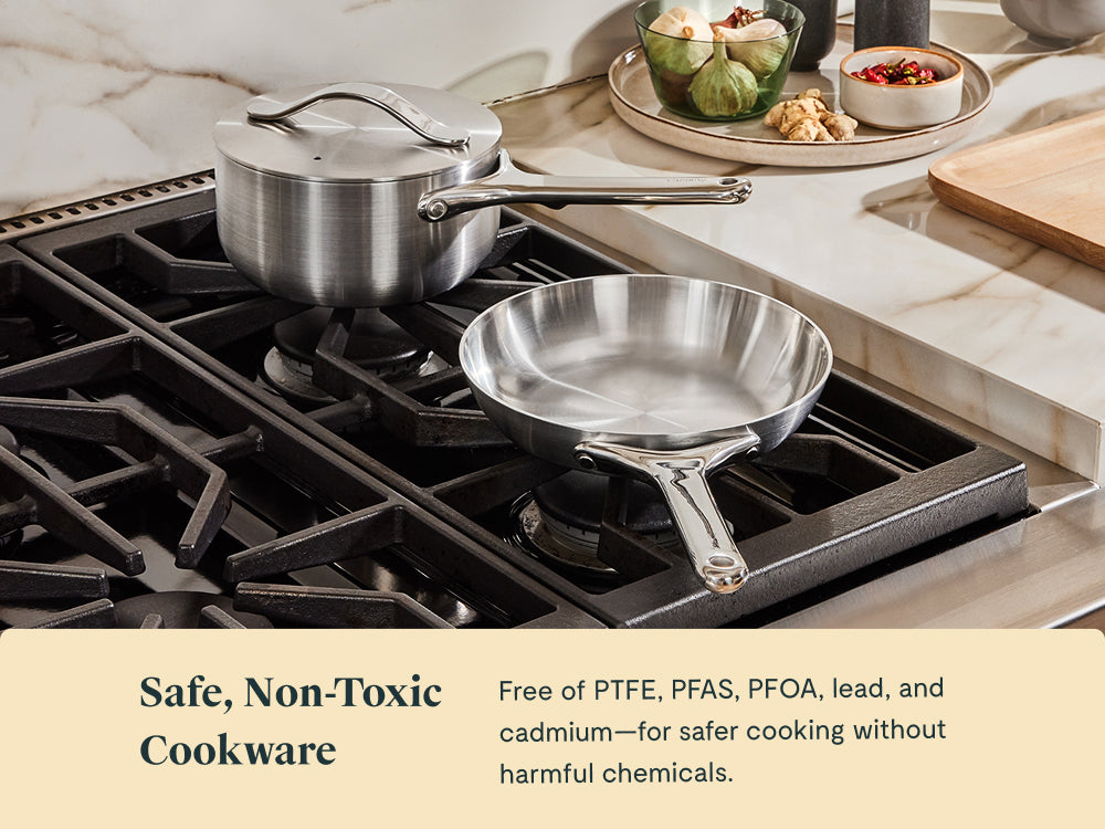 12-Piece Stainless Steel Cookware Set With Complimentary Storaget