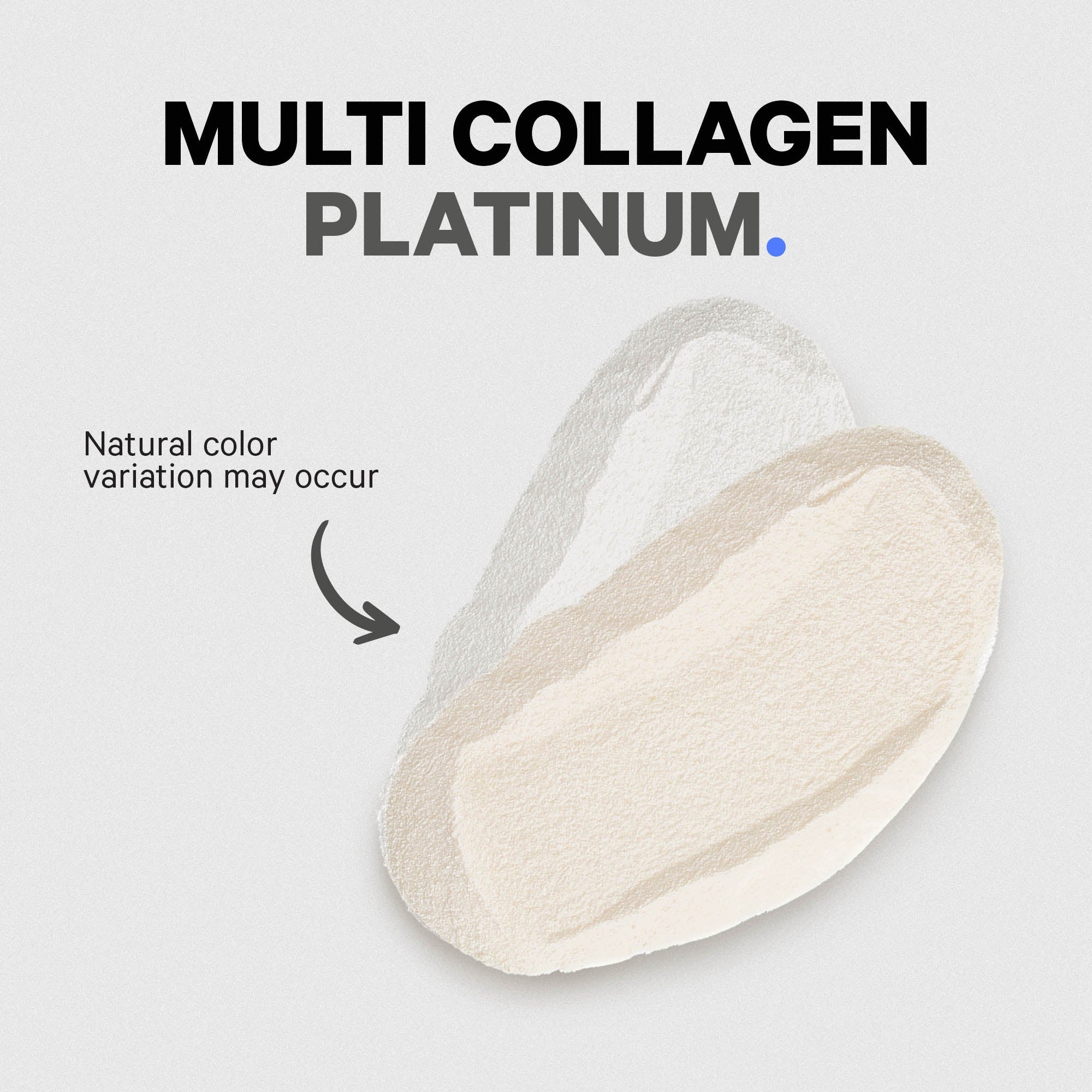 Multi Collagen Protein Powder Platinum - For Skin, Nail, Hair & Joint Support
