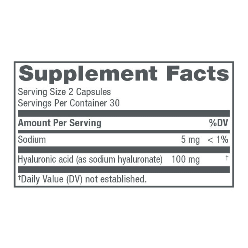 Hyaluronic Acid, 100 mg