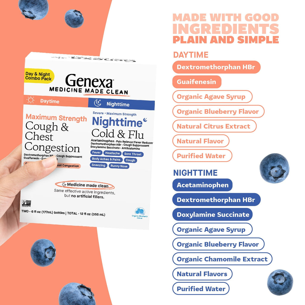 Daytime Cough + Nighttime Severe Cold & Flu Combo Pack