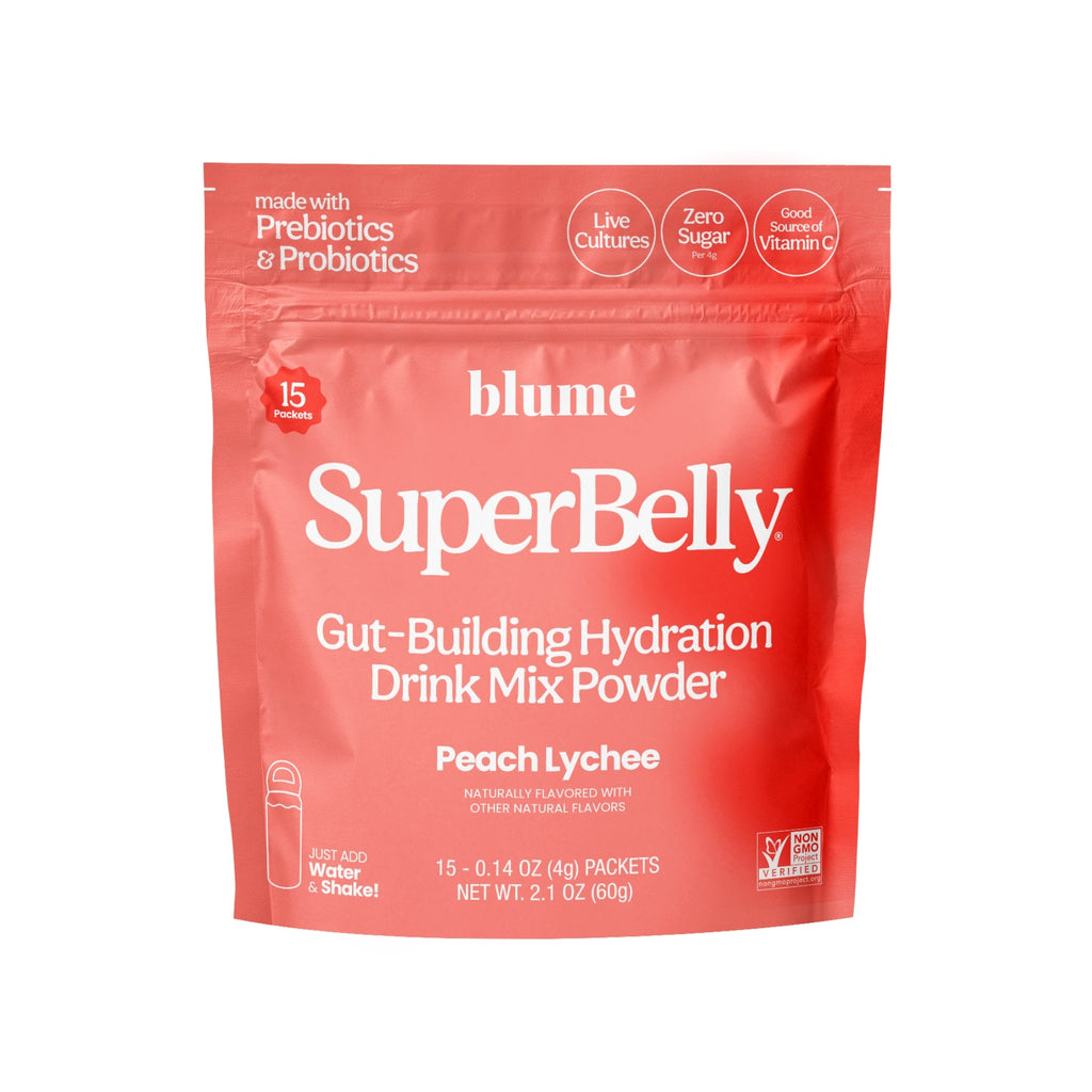 SuperBelly Gut-Building Hydration Drink Mix Powder Packets