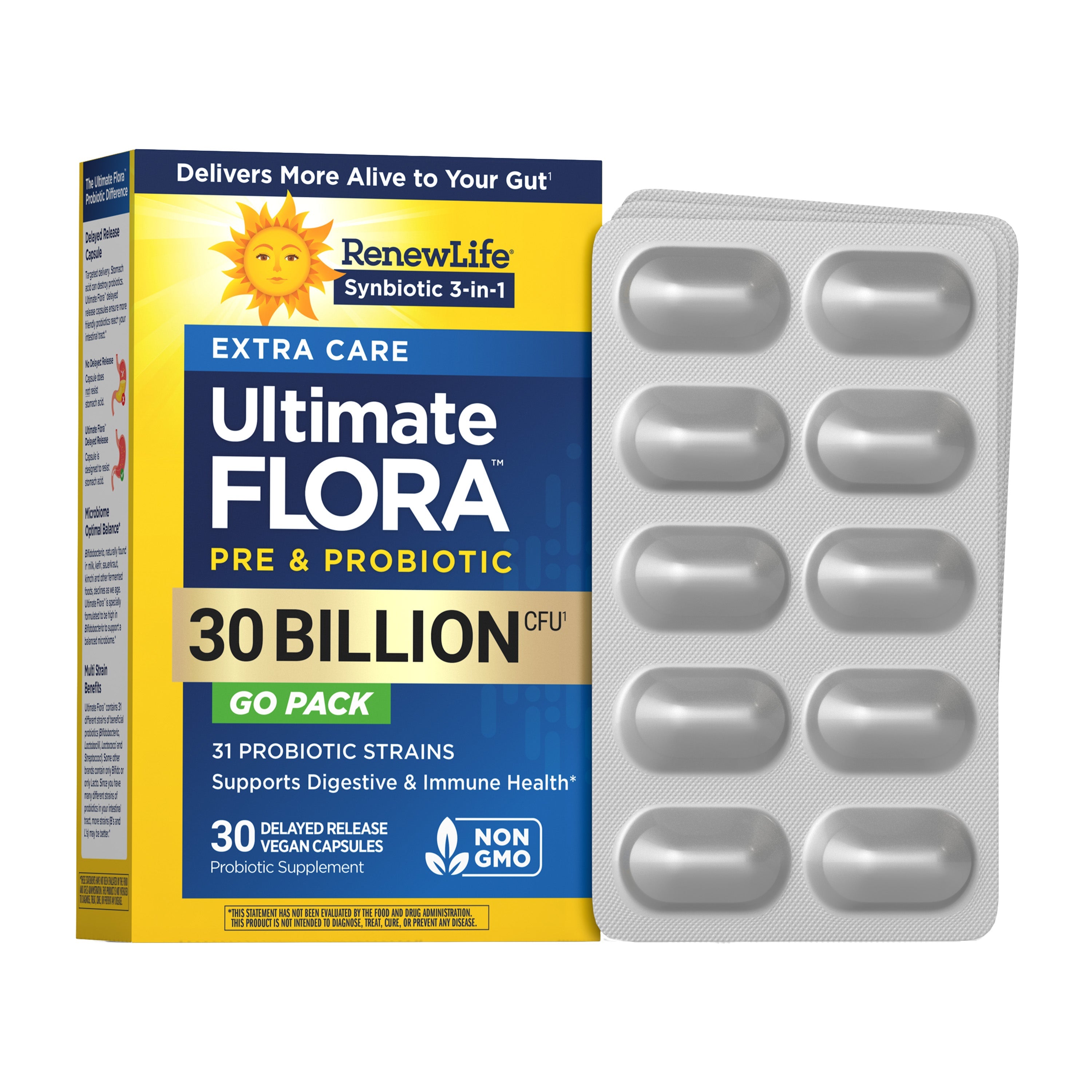 Extra Care Go Pack 30 Billion 12 Strains Delayed Release