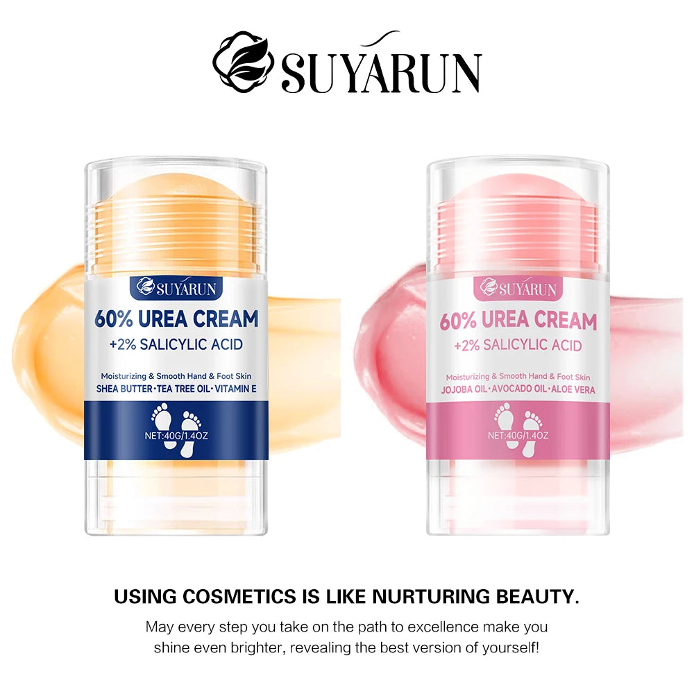60% Urea Foot Cream Stick, Cracked Heel Repair, 40g