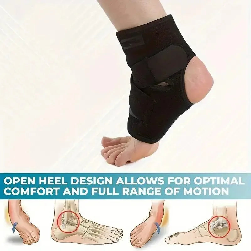 Adjustable Ankle Brace, Breathable Compression Support