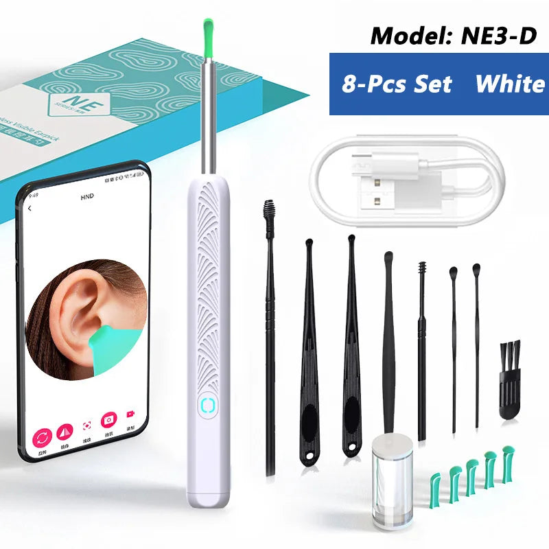 Visual Ear Cleaning Camera, 5MP Otoscope Kit