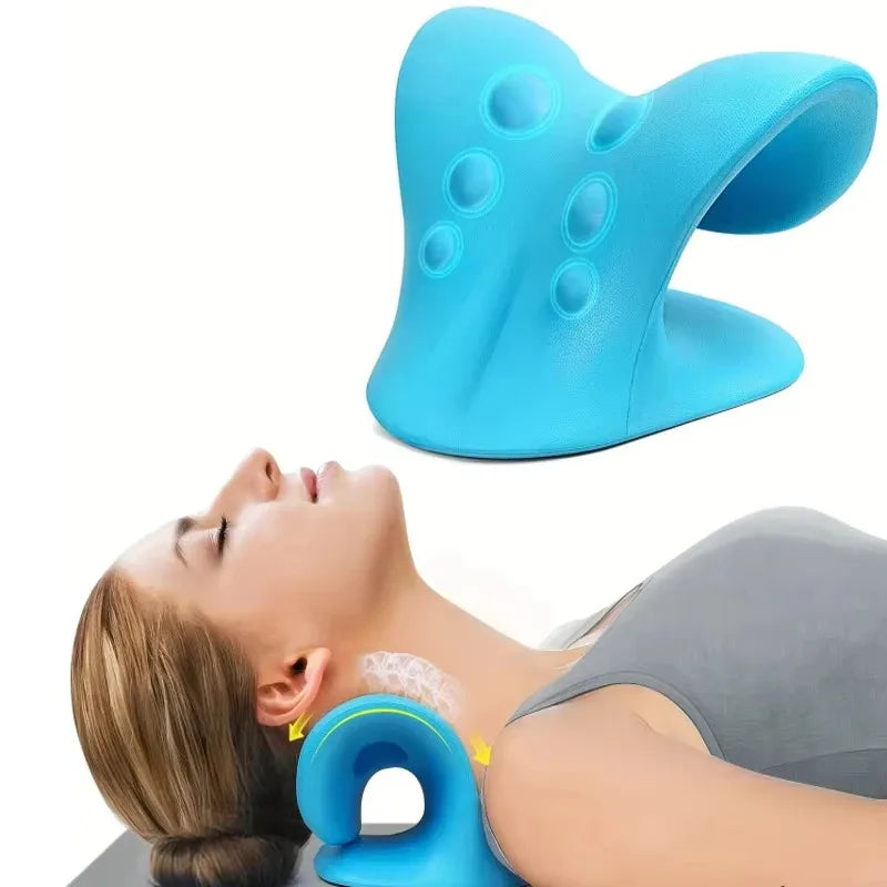 Cervical Neck Traction Pillow, Gravity Pressure Relief