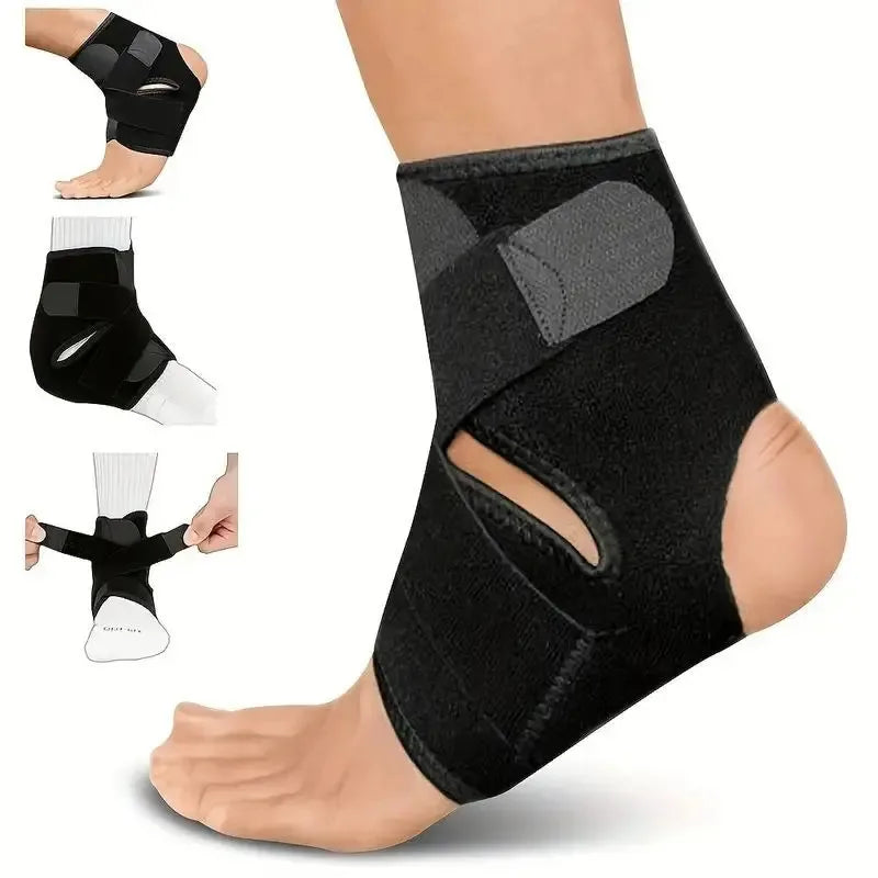Adjustable Ankle Brace, Breathable Compression Support