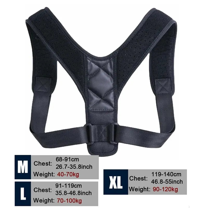 Posture Corrector Back Brace, Breathable & Adjustable
