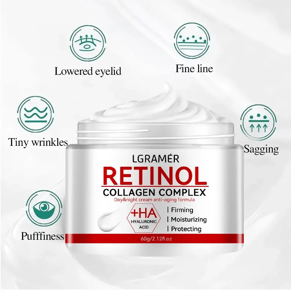 Retinol Collagen Face Cream, Anti-Wrinkle & Firming
