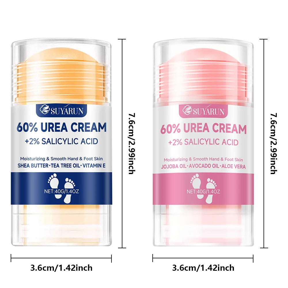 60% Urea Foot Cream Stick, Cracked Heel Repair, 40g