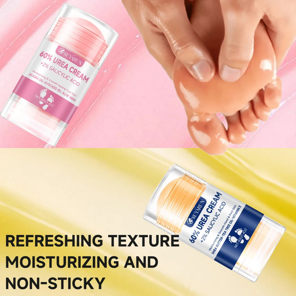 60% Urea Foot Cream Stick, Cracked Heel Repair, 40g