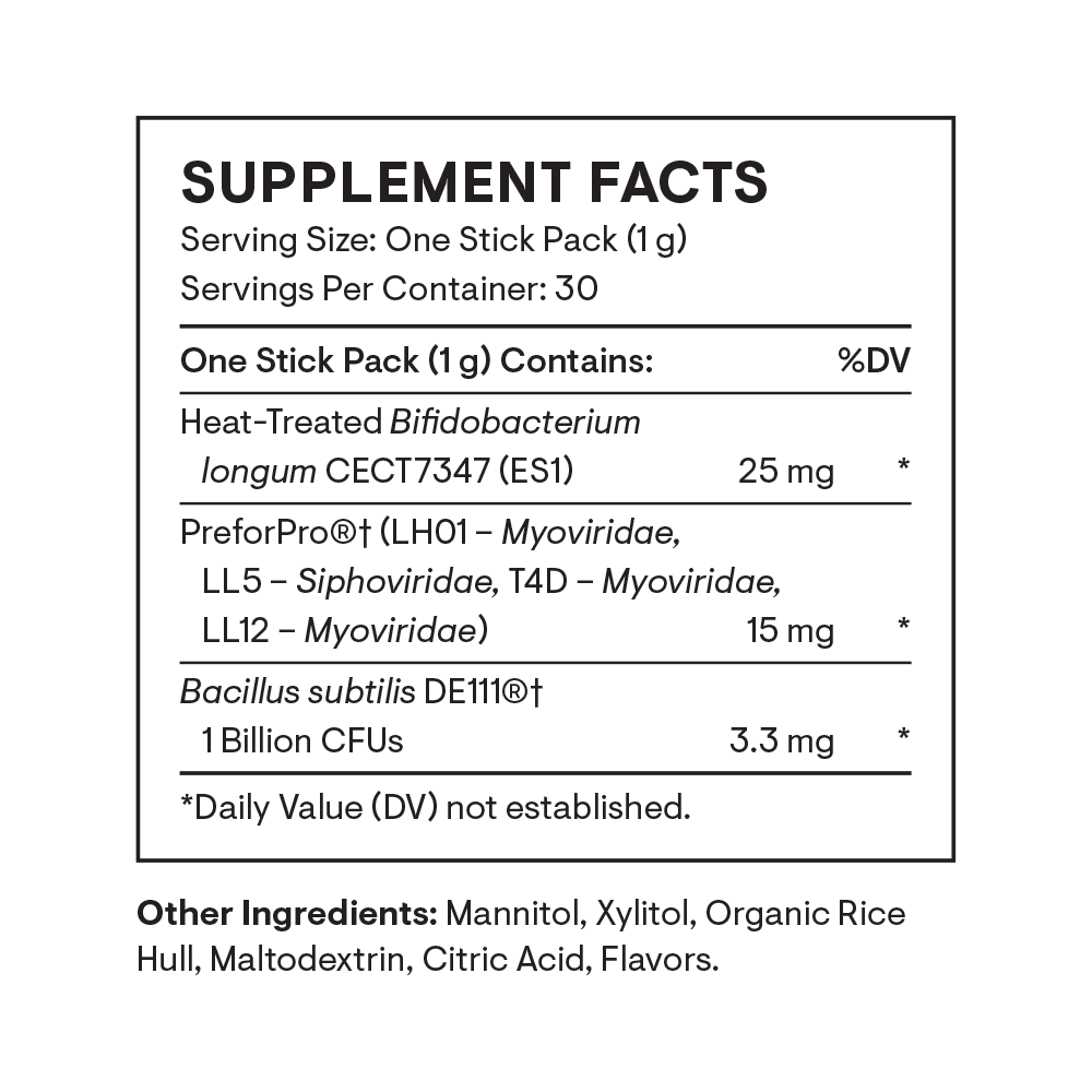 Complete Biotic Powder Packets, 3-in-1 Formula