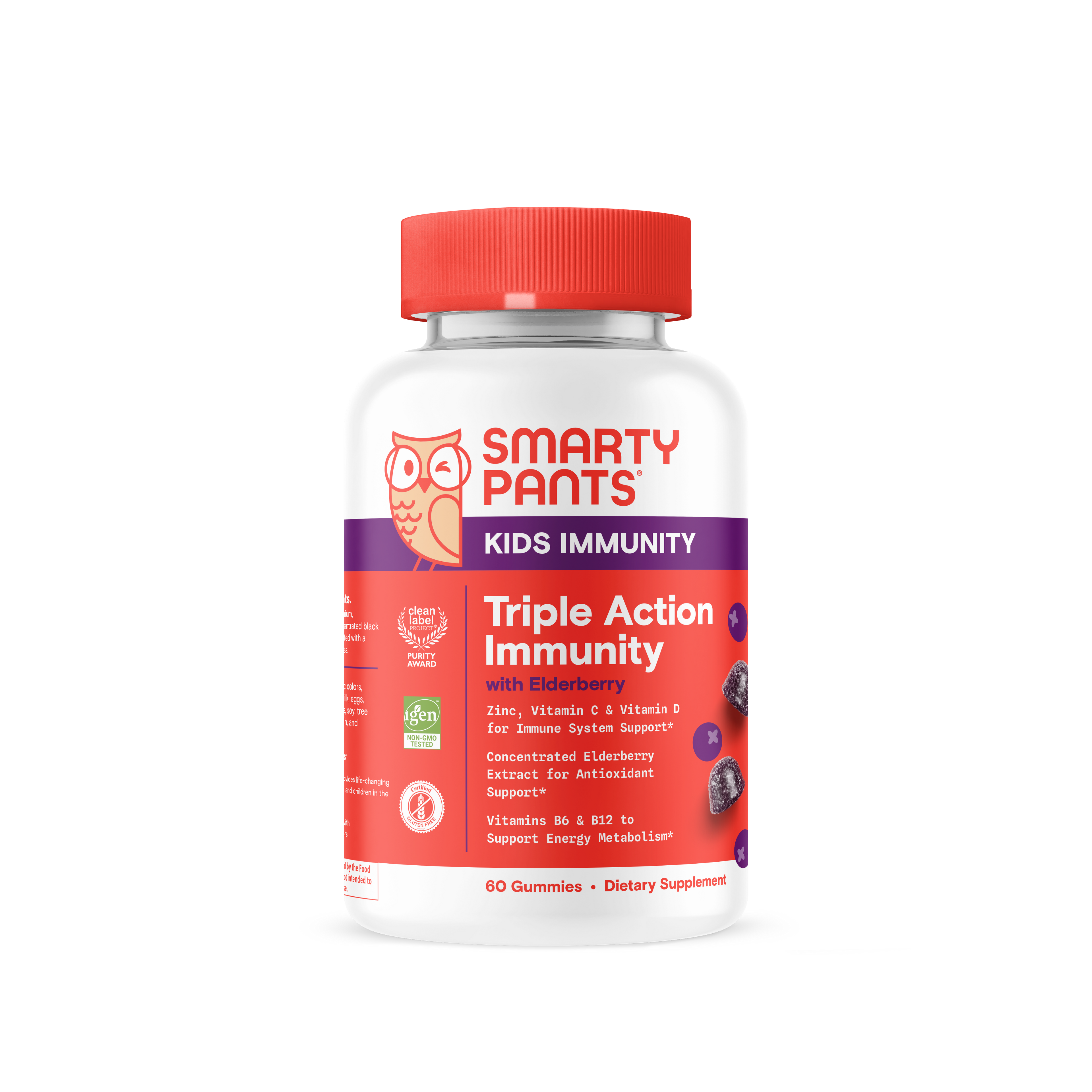 Kids Triple Action Immunity + Elderberry Gummies