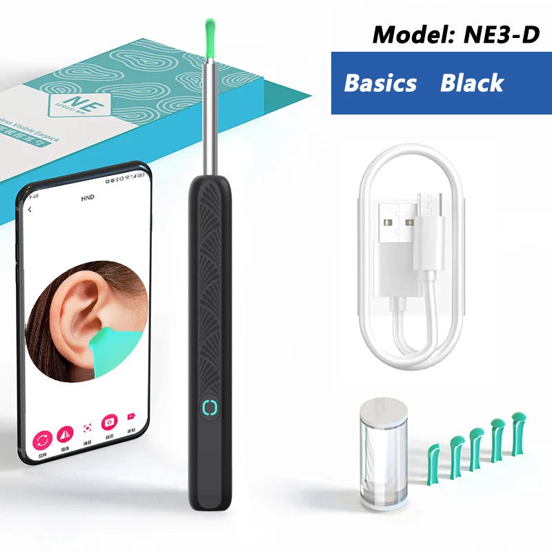 Visual Ear Cleaning Camera, 5MP Otoscope Kit
