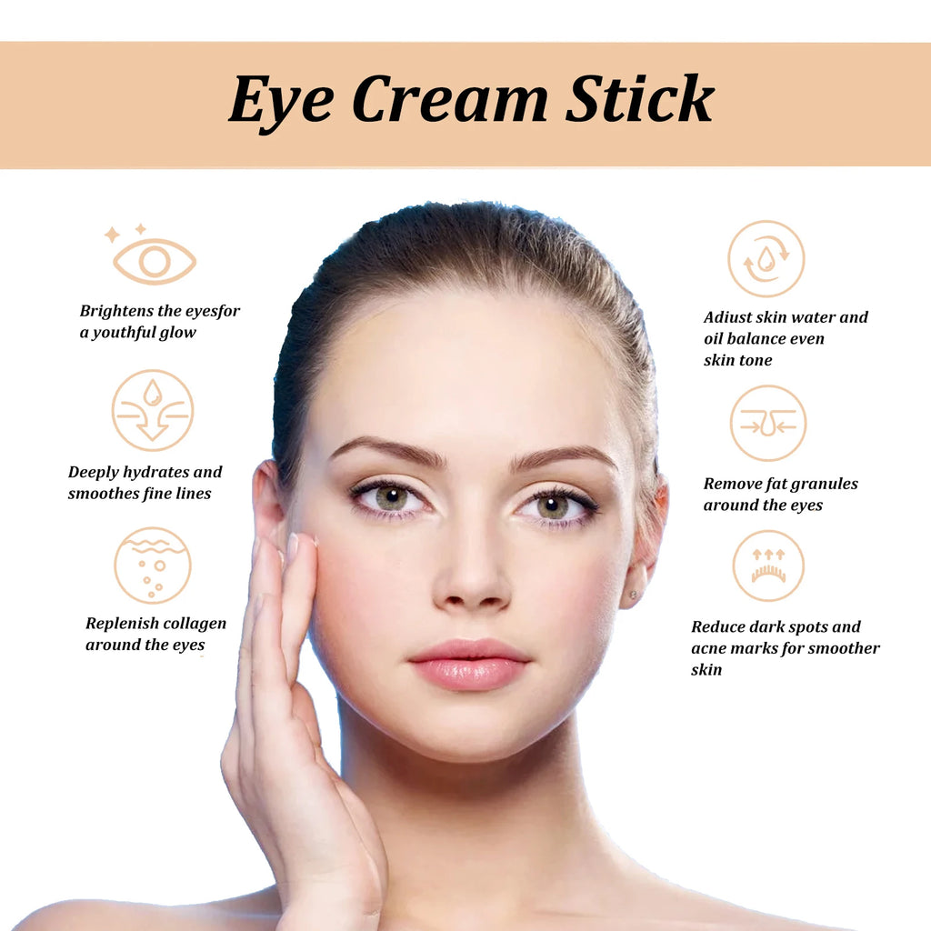 Snail Collagen Eye Cream Stick, Anti-Wrinkle & Depuffing