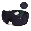 3D Contoured Sleep Mask, Blackout & Breathable