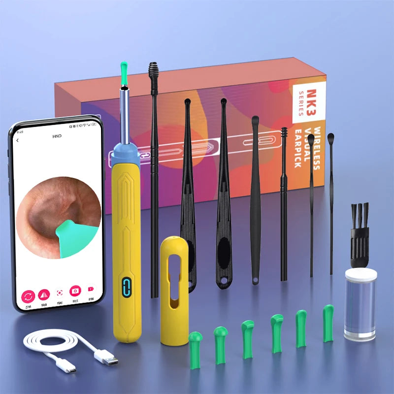 Ear Cleaning Camera with HD Otoscope, NK3 Pro Kit