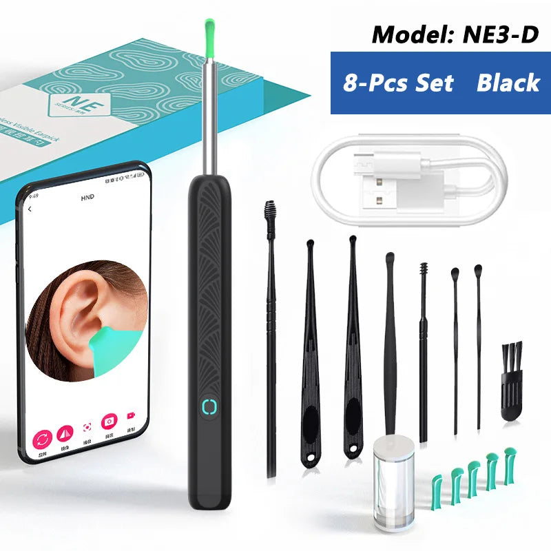 Visual Ear Cleaning Camera, 5MP Otoscope Kit
