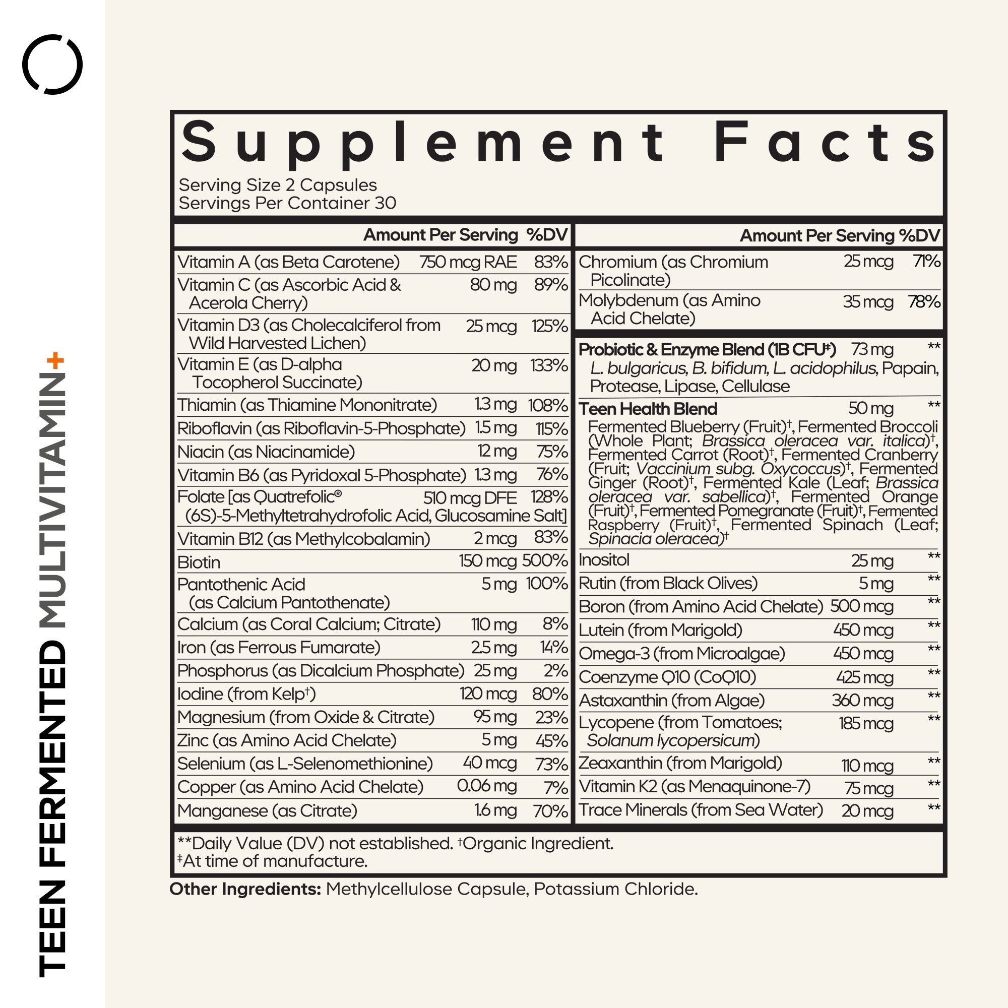 Teens Fermented Multivitamin