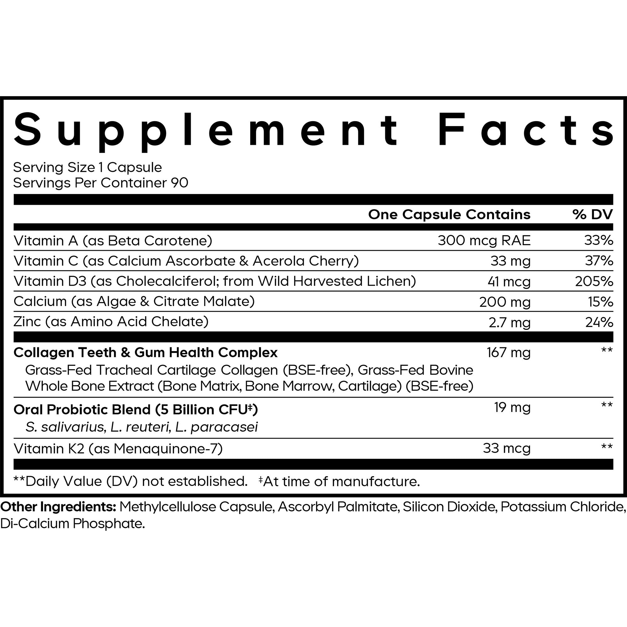 Teeth & Gums Vitamins Capsules