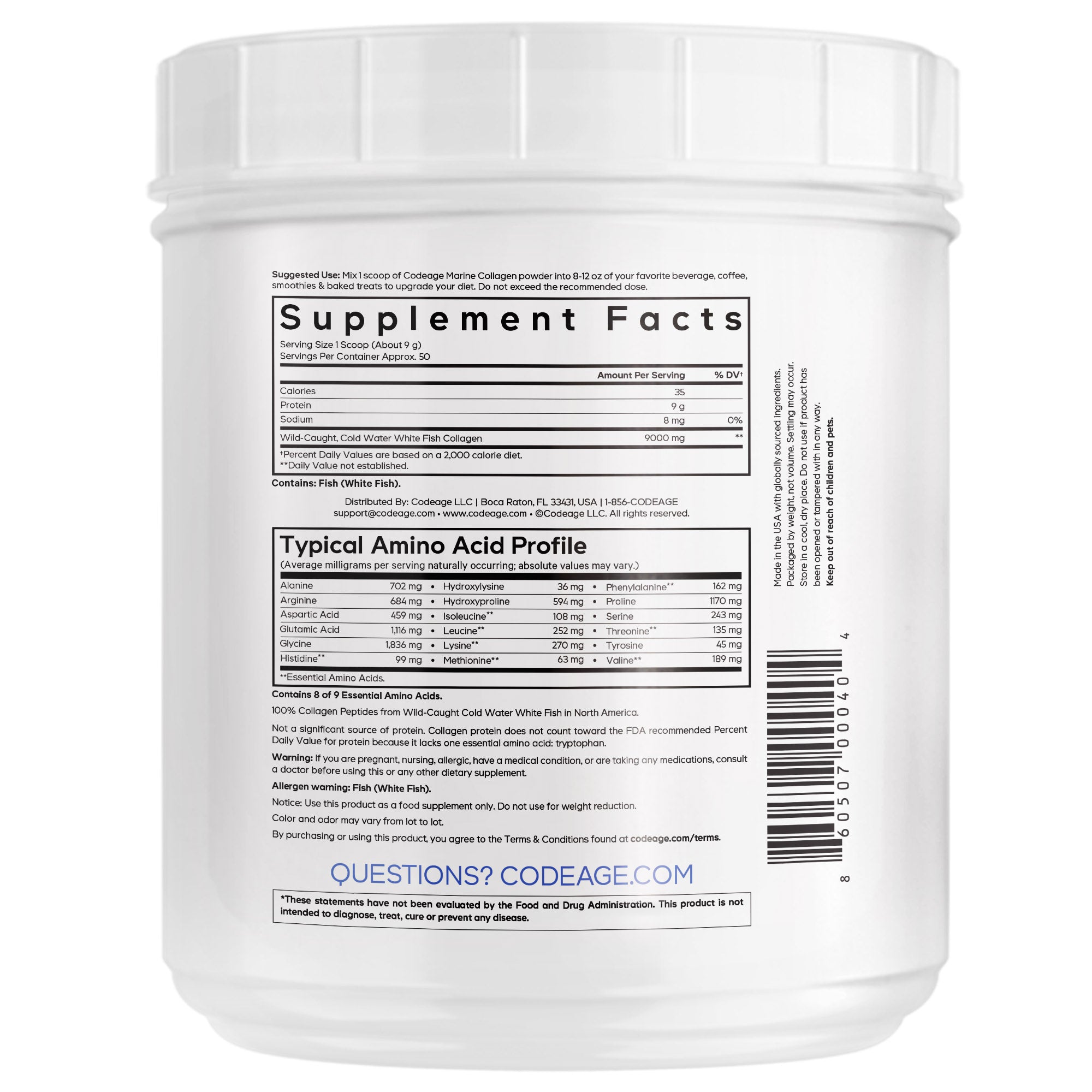 Wild Caught Marine Collagen Powder