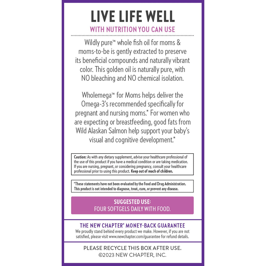 Wholemega for Moms - Fish Oil