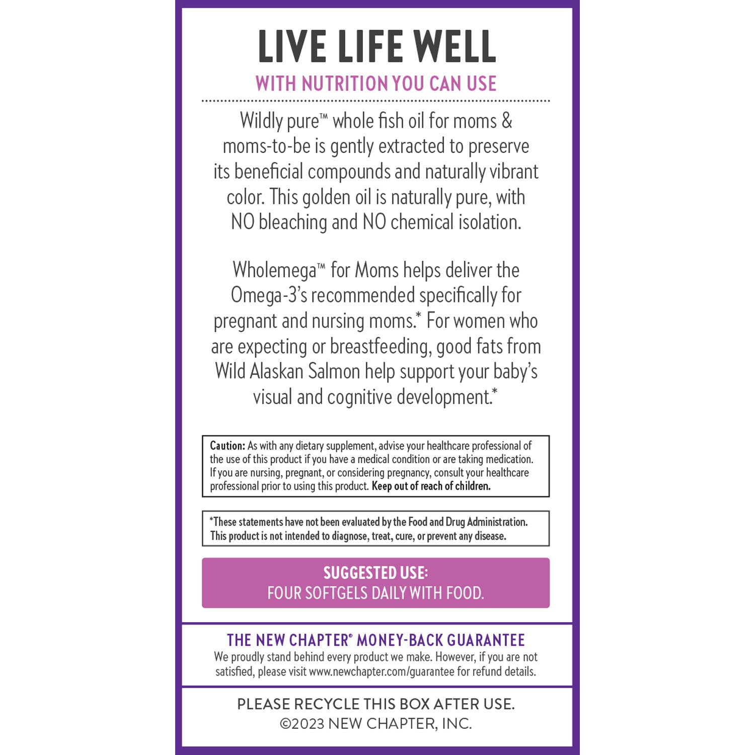 Wholemega for Moms - Fish Oil