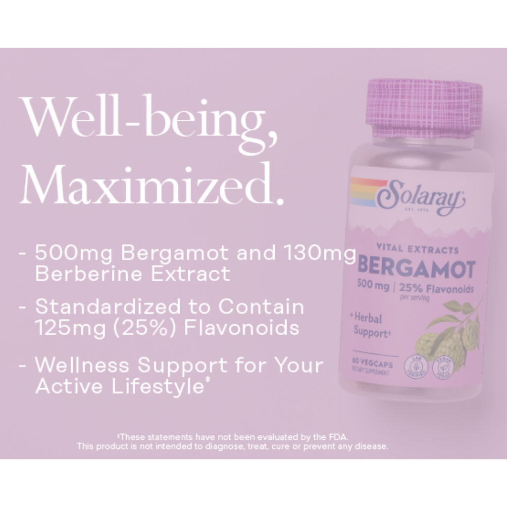 Vital Extracts Bergamot, 500 mg