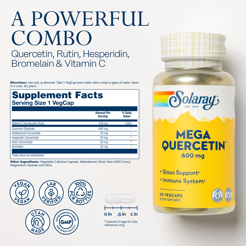 Mega Quercetin, 600 mg