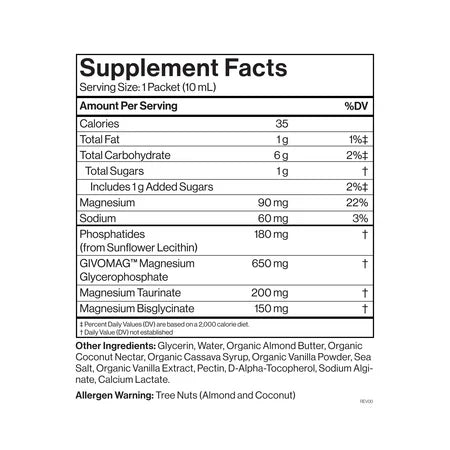 Liposomal Magnesium Complex Packets - Cognitive + Stress Support