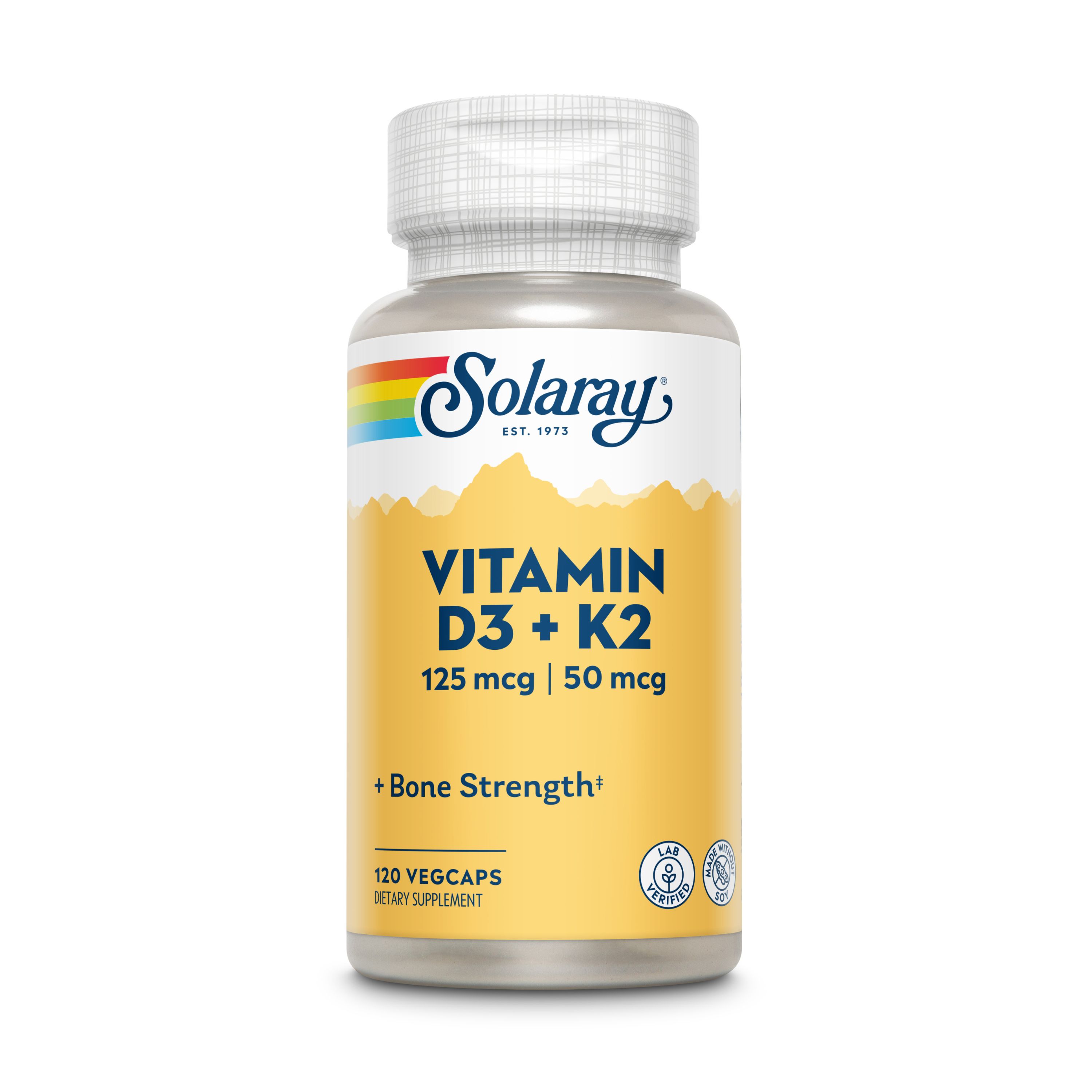 Vit D3 + K2, 125 mcg | 50 mcg