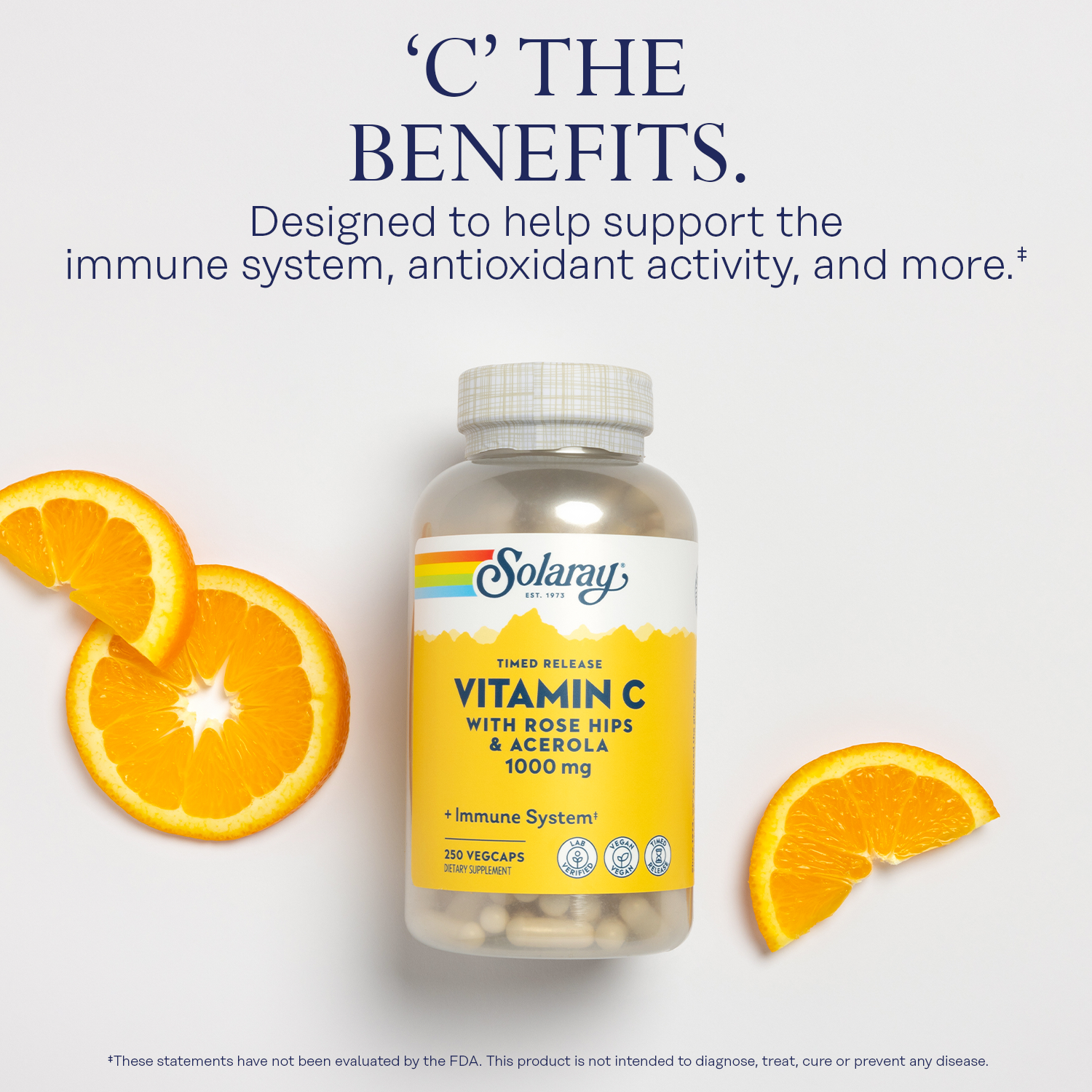 Vitamin C Timed Release with Rose Hips & Acerola, 500 mg