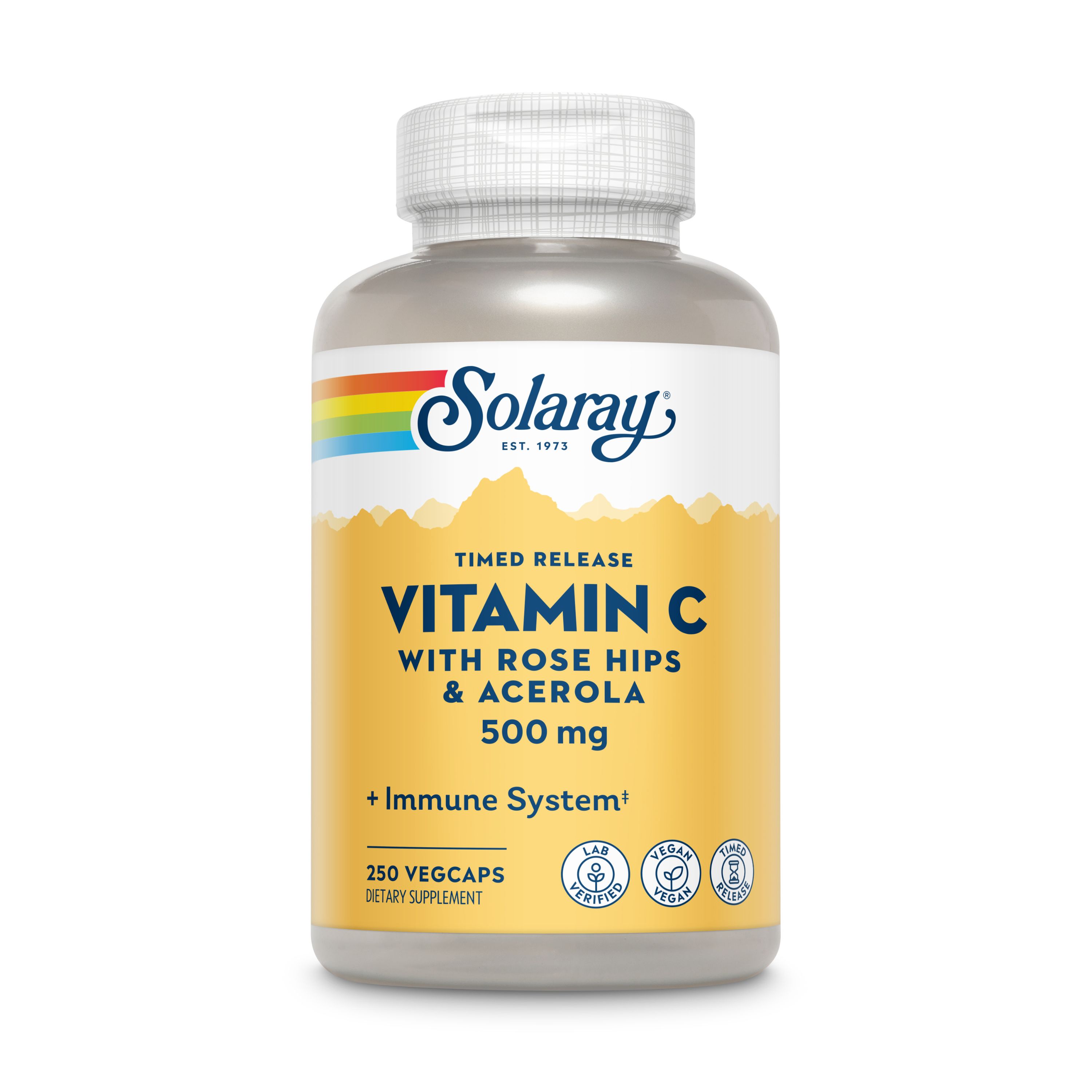 Vitamin C Timed Release with Rose Hips & Acerola, 500 mg