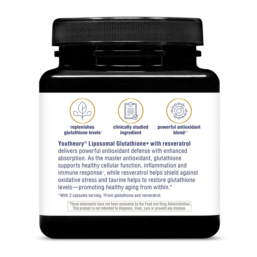 Liposomal Glutathione with resveratrol Capsules