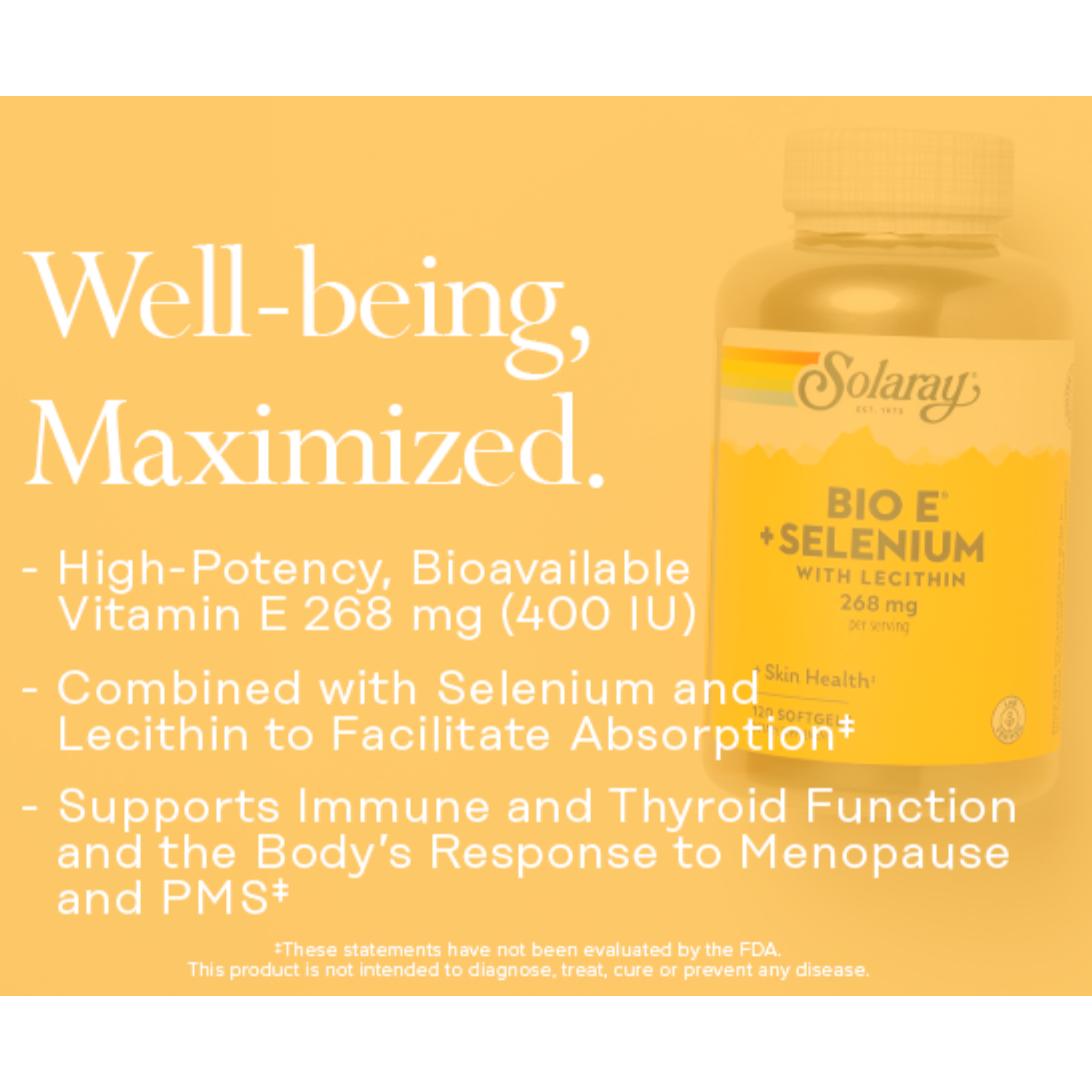 Bio E® + Selenium w Lecithin, 268 mg