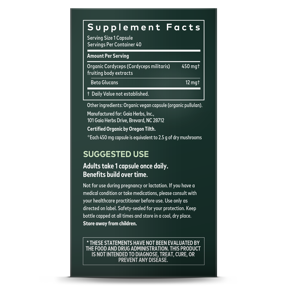 Cordyceps Mushroom - For Energy Support