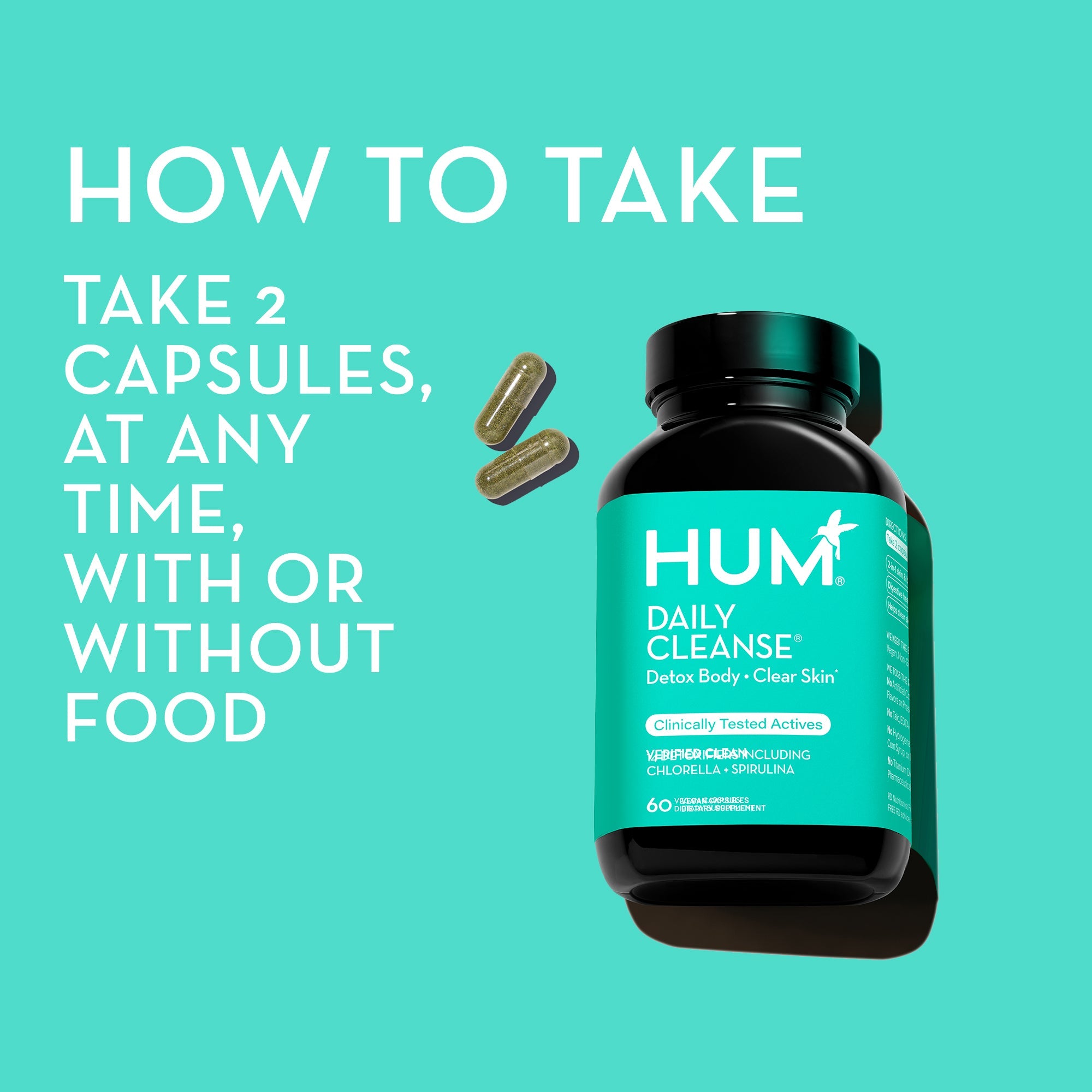 Daily Cleanse Detox Supplement - For Clear Skin