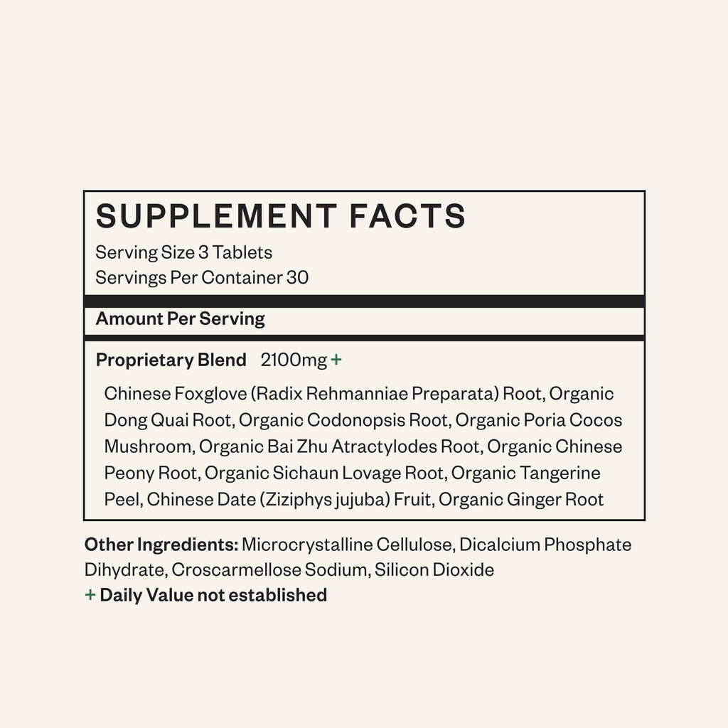 Daily Women's Multiherbal - For Total Body + Cycle Balance