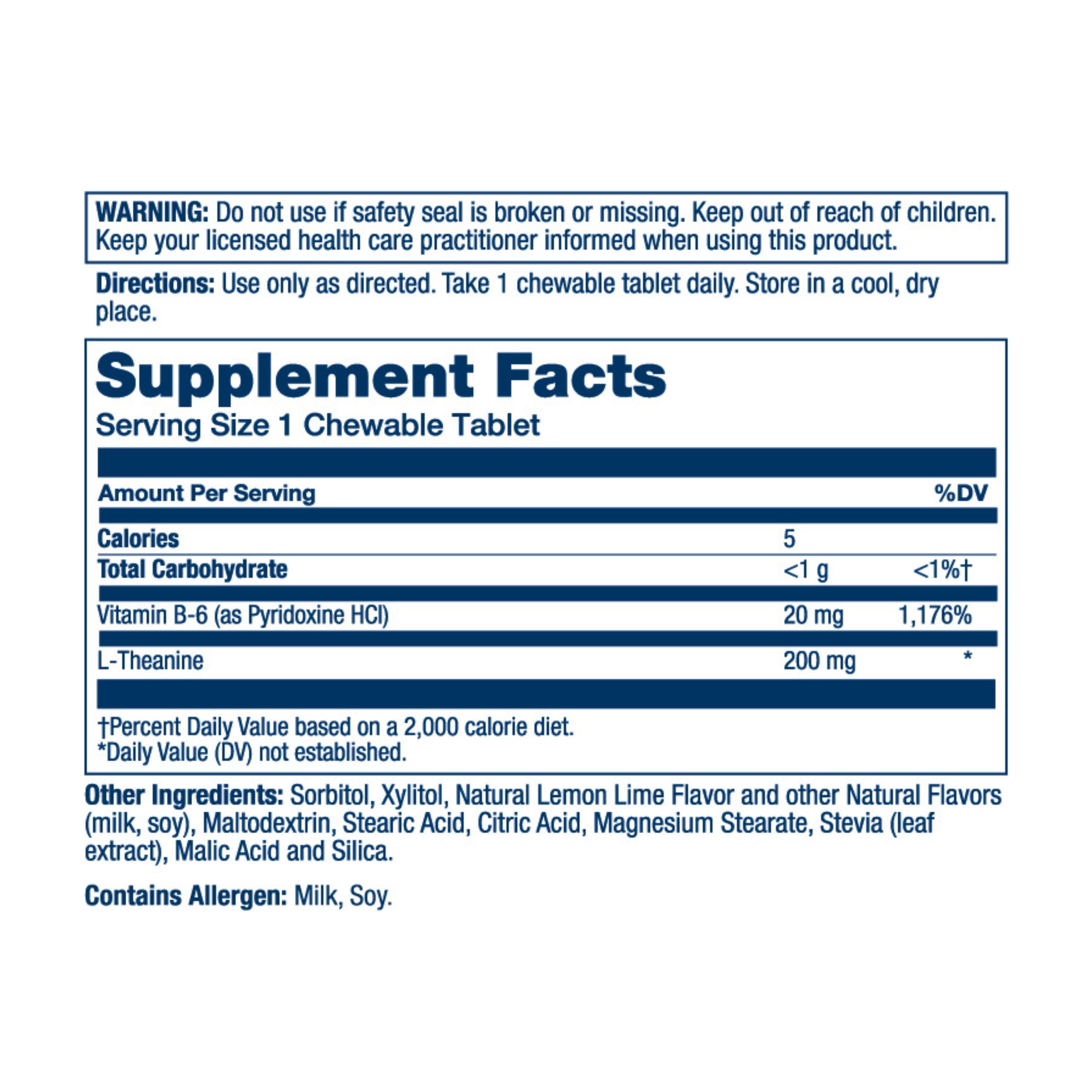 L-Theanine, 200 mg