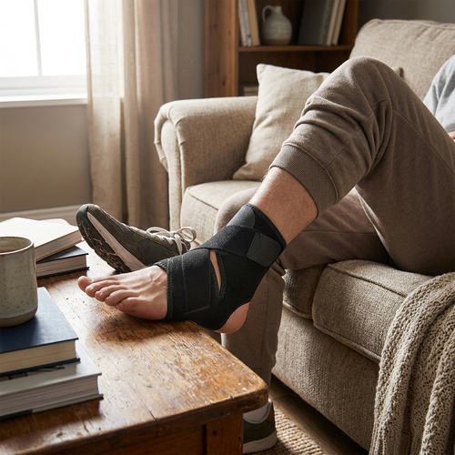 Adjustable Ankle Brace lifestyle use