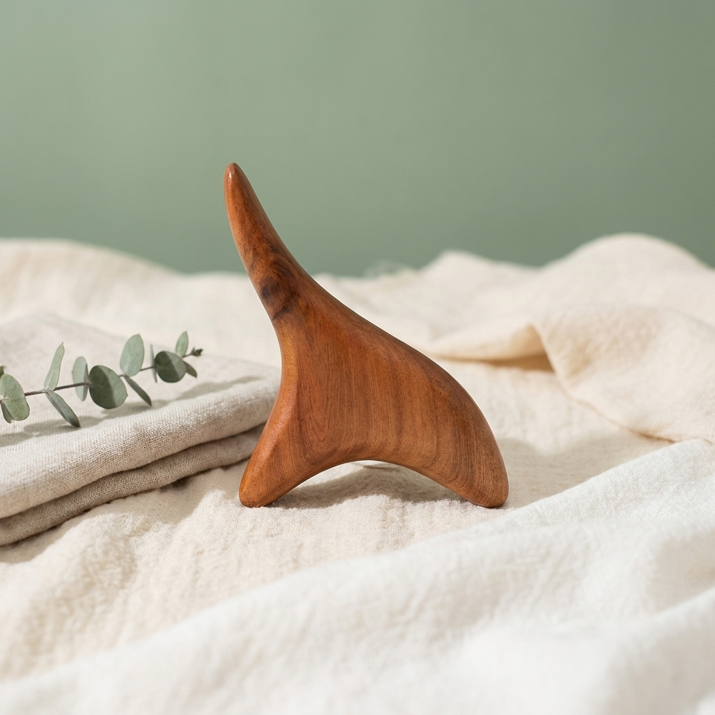 Bon Health triangle wood sculpting massage tool for lymphatic drainage