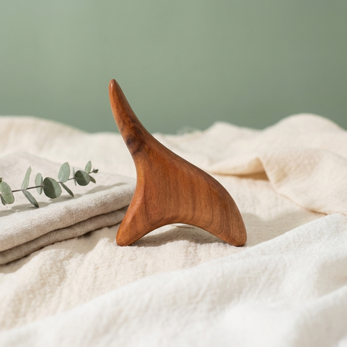 Bon Health triangle wood sculpting massage tool for lymphatic drainage