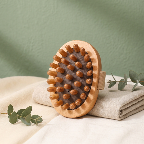Bon Health meridian wood massage brush for lymphatic drainage