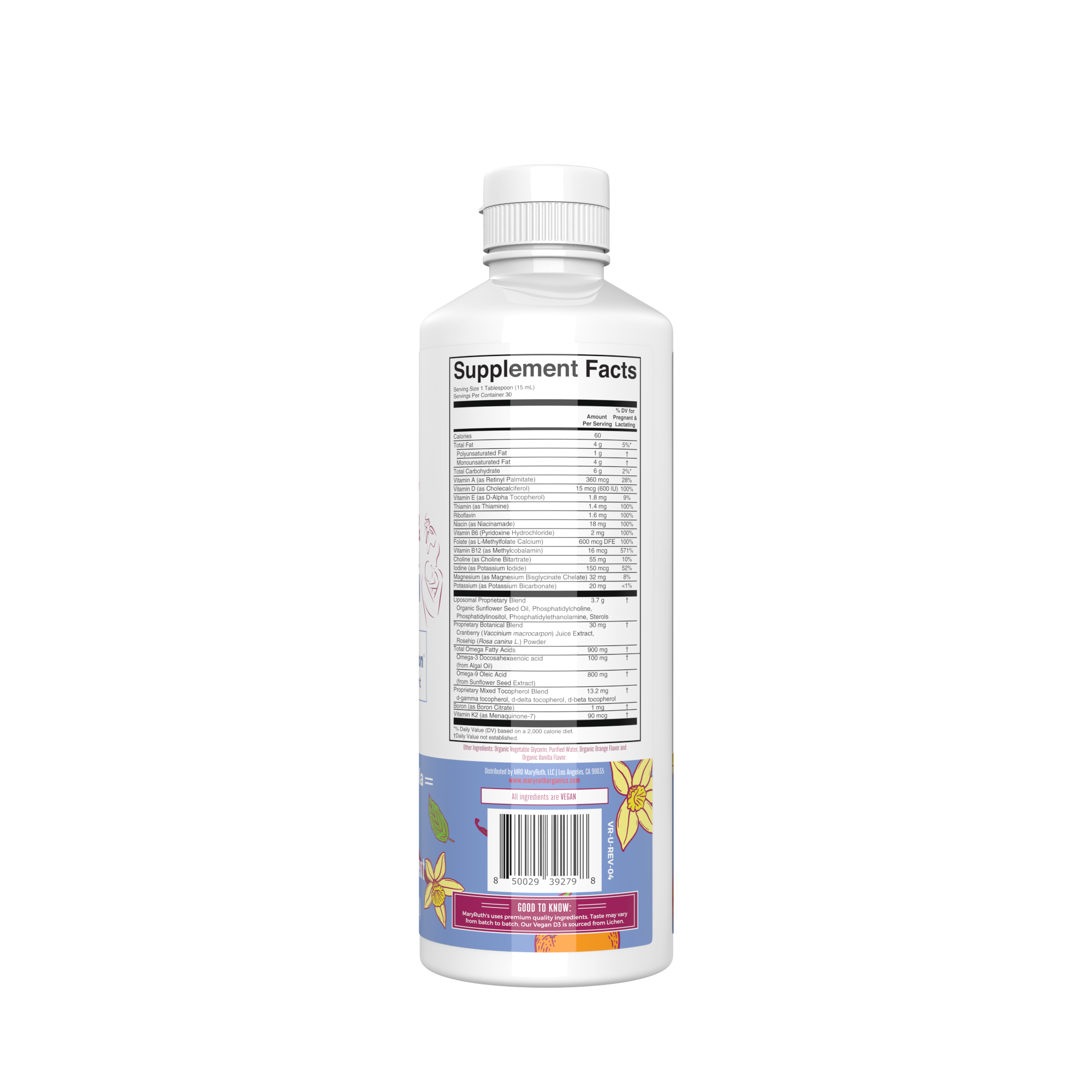 Prenatal Postnatal Multivitamin Liposomal