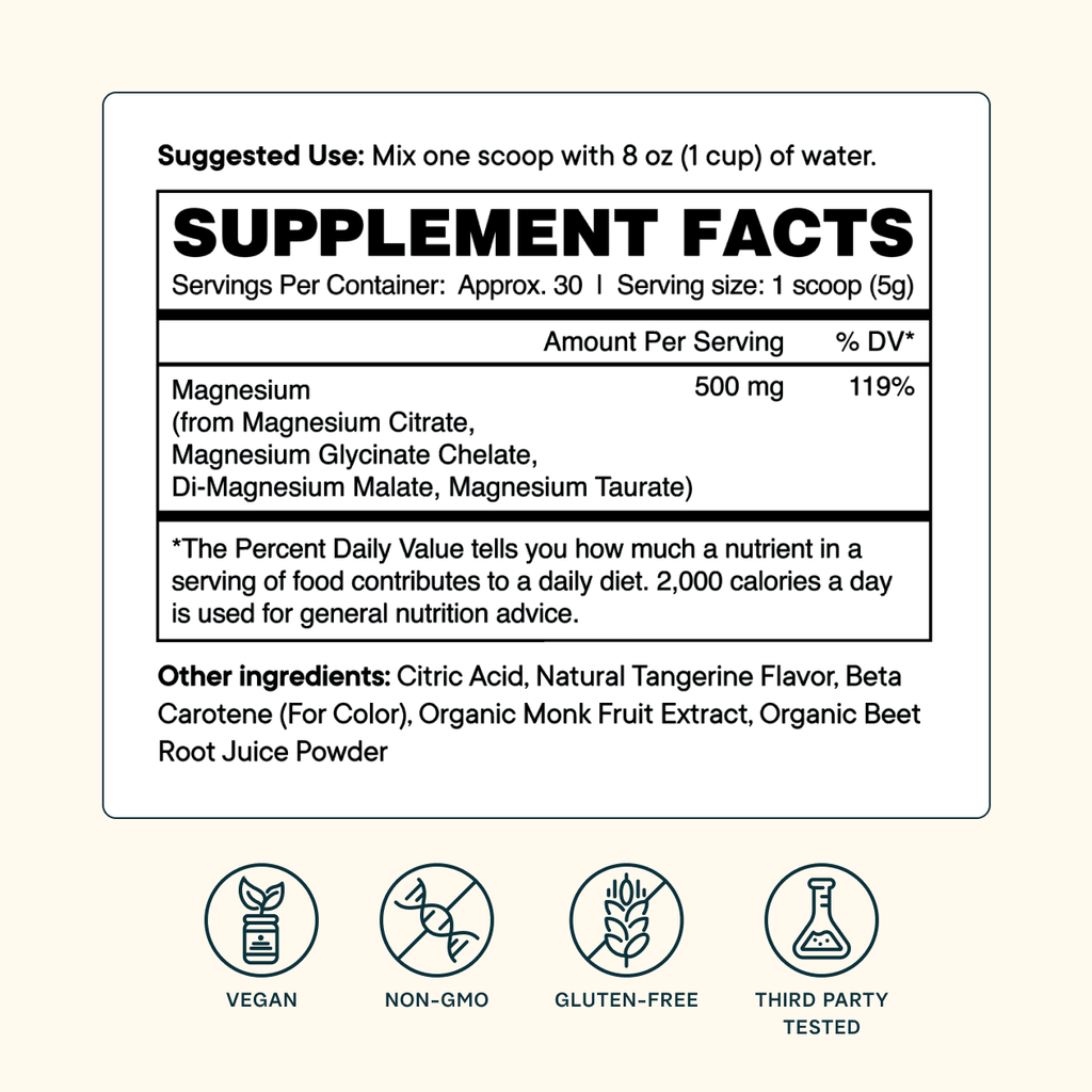 4-in-1 Magnesium Powder Supplement