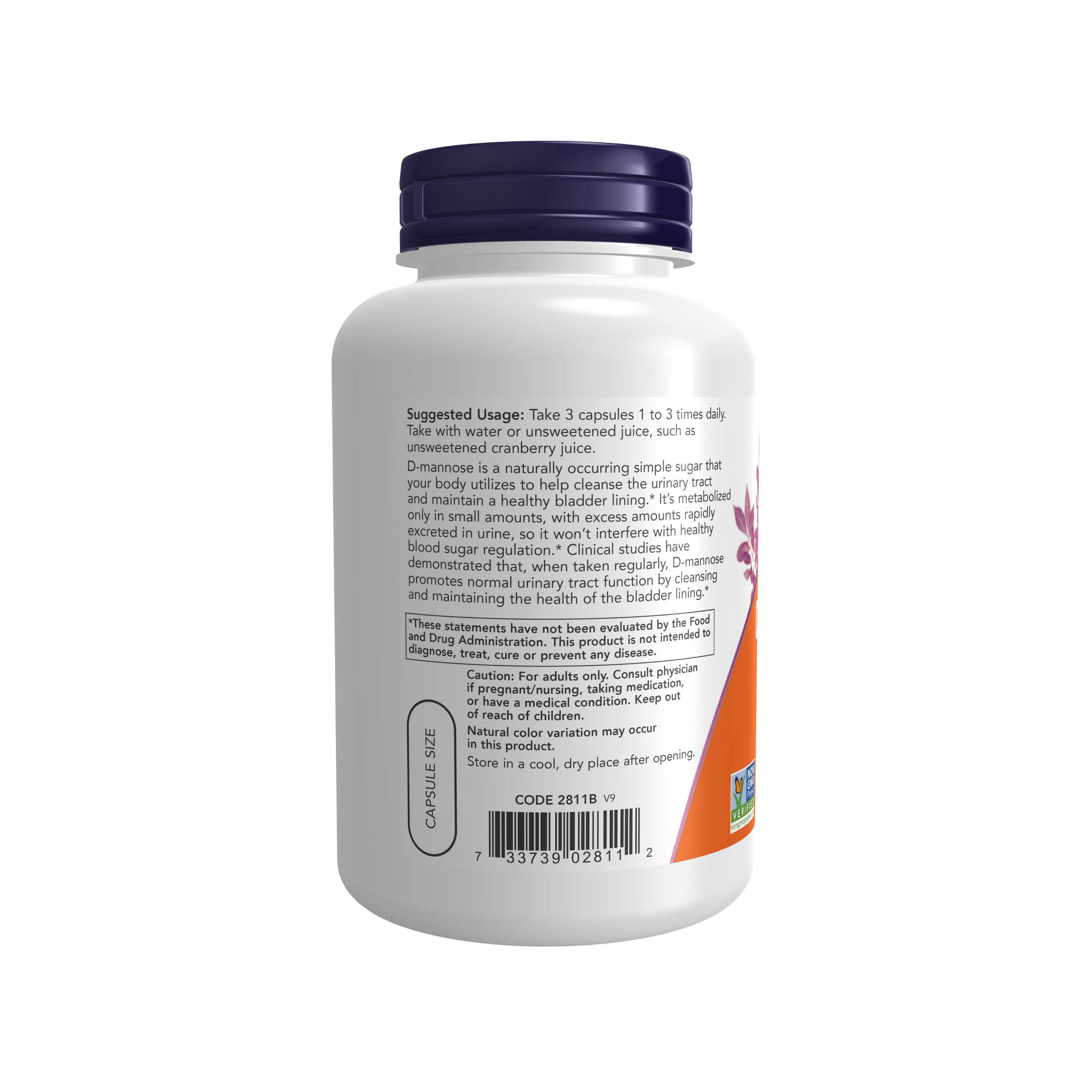 D-Mannose 500MG - For Healthy Urinary Tract