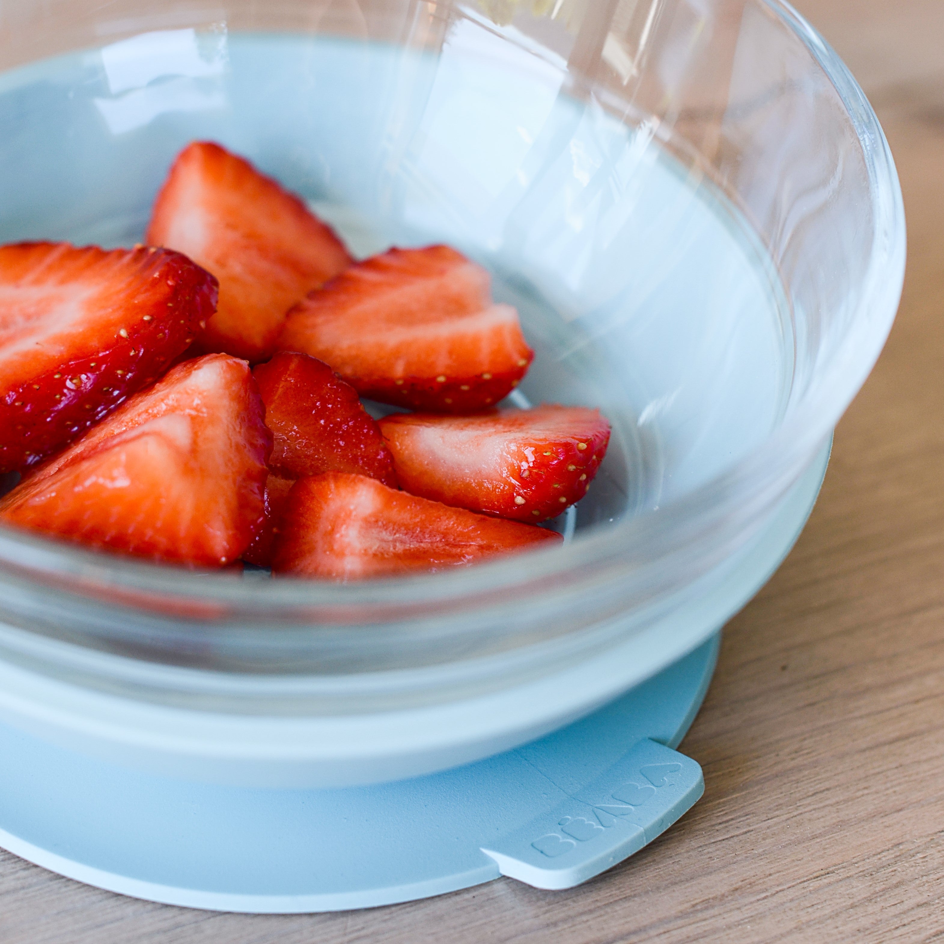 3-Piece Glass Suction Baby and Toddler Feeding Set