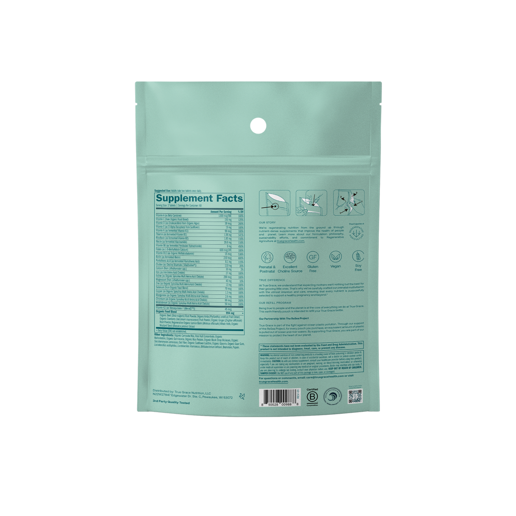 Prenatal Multivitamin Tablets - Refill Pouch