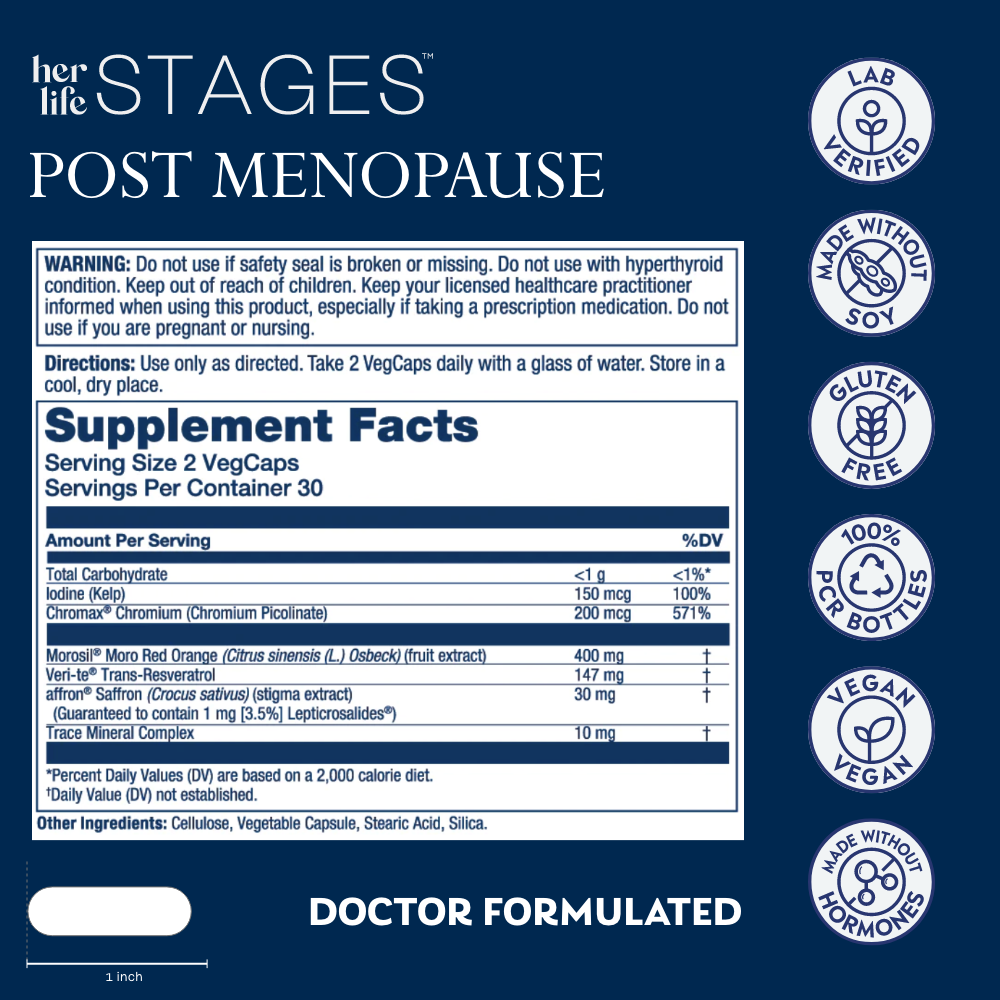 her life Stages™ Postmenopause Veg Capsule