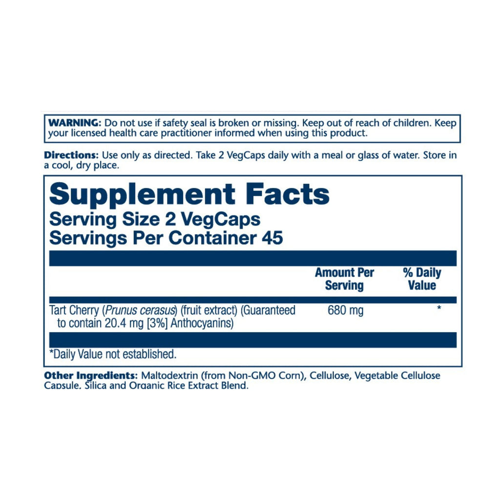 Triple Strength Vital Extracts Tart Cherry, 680 mg